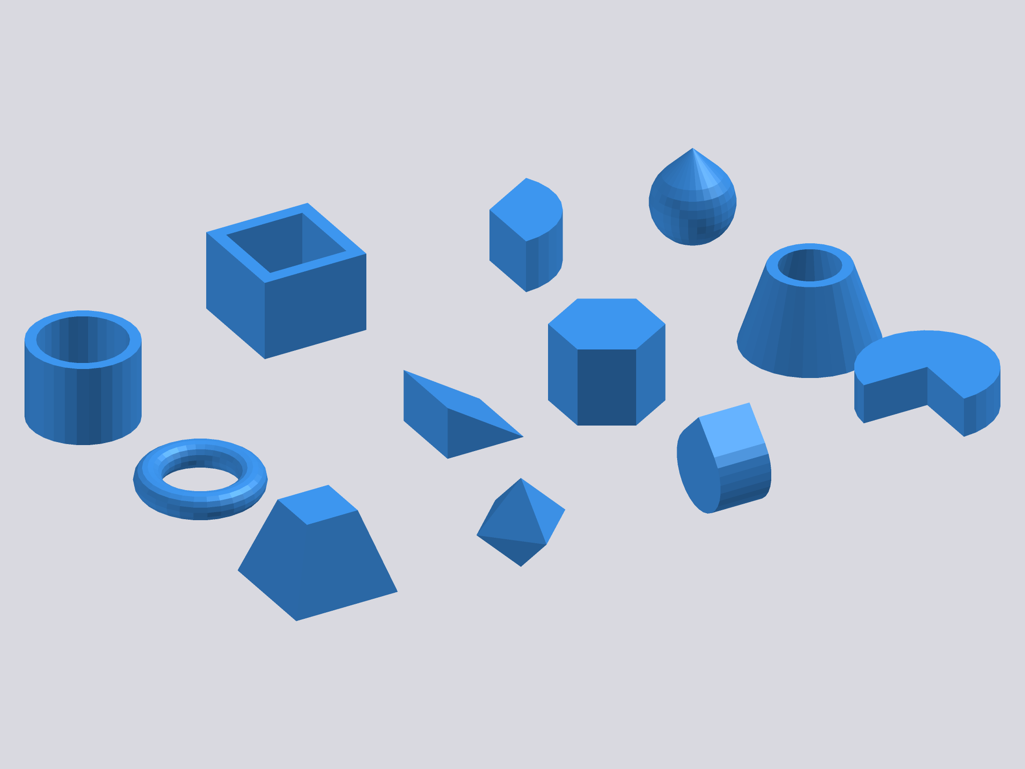 BOSL2 Shapes